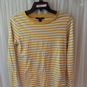 Forever 21 Long Sleeve Stripped Shirt Size S